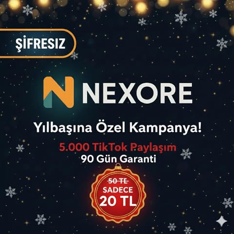 YILBAŞI TİKTOK GARANTİLİ PAYLAŞIM PAKETİ