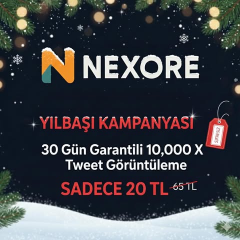 YILBAŞI X GARANTİLİ TWEET GÖRÜNTÜLEME PAKETİ