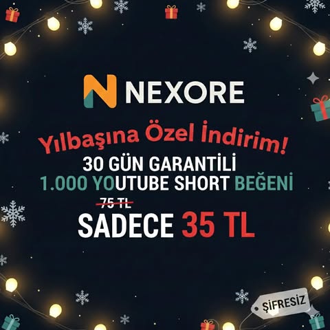 YILBAŞI YOUTUBE GARANTİLİ SHORT BEĞENİ PAKETİ